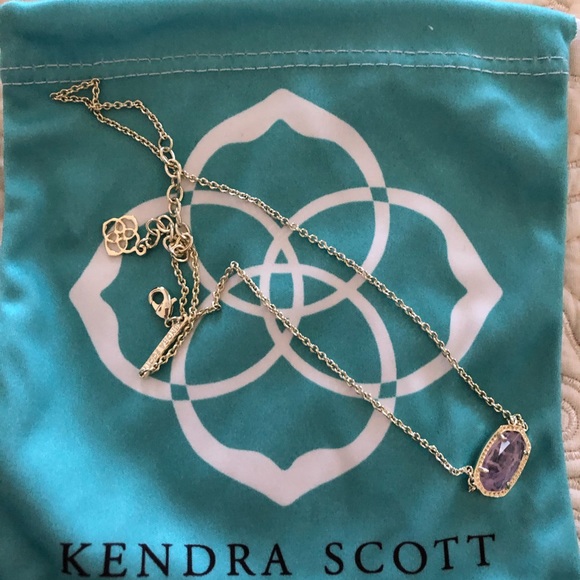 Kendra Scott Jewelry - Kendra Scott Elisa Necklace in Amethyst Quartz